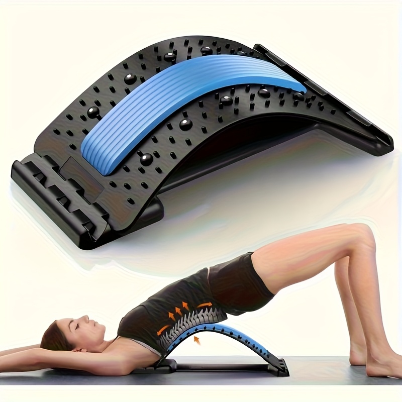 Home Gym Garden - 3-niveau rugstretcher houdingcorrector lendensteun ergonomisch voor