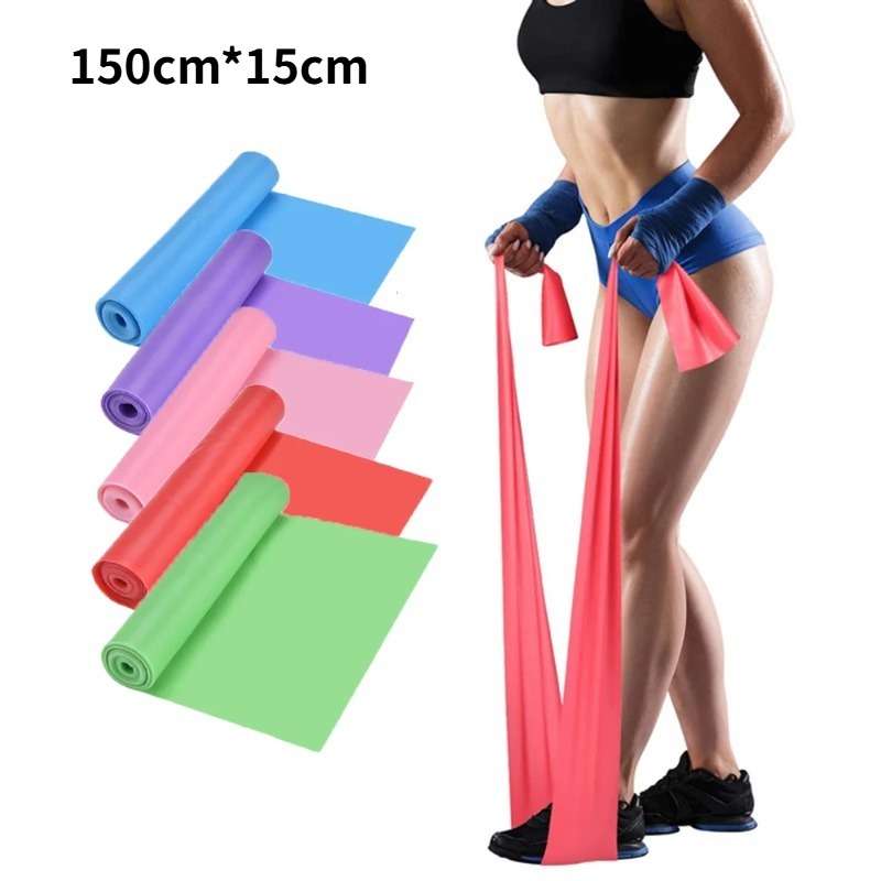 Home Gym Kit - Natuurlijke Latex Resistance Bands, elastische trainingsbanden