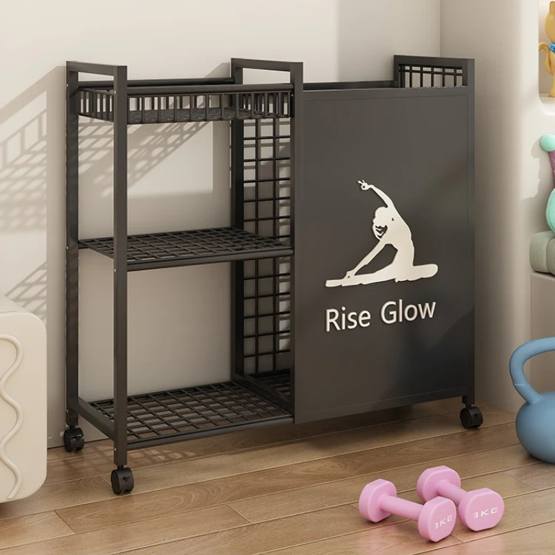 Home Gym Yoga Studio - Mobiele fitnesswagen met wielen - Multisportorganizer