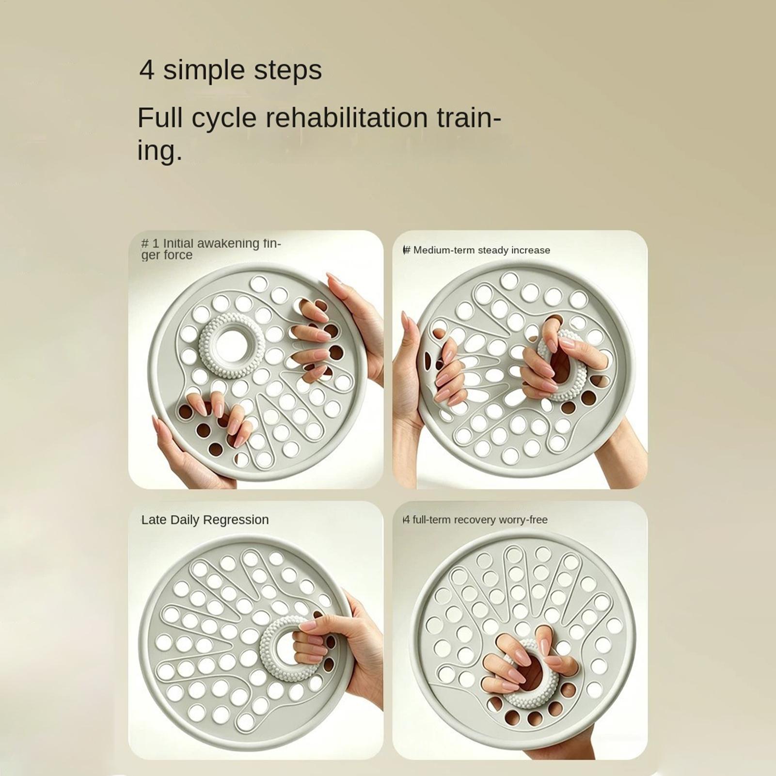 Home Gym Tools - Vingertrainer Siliconen trainerhulpmiddel met multi-hole vingergreep