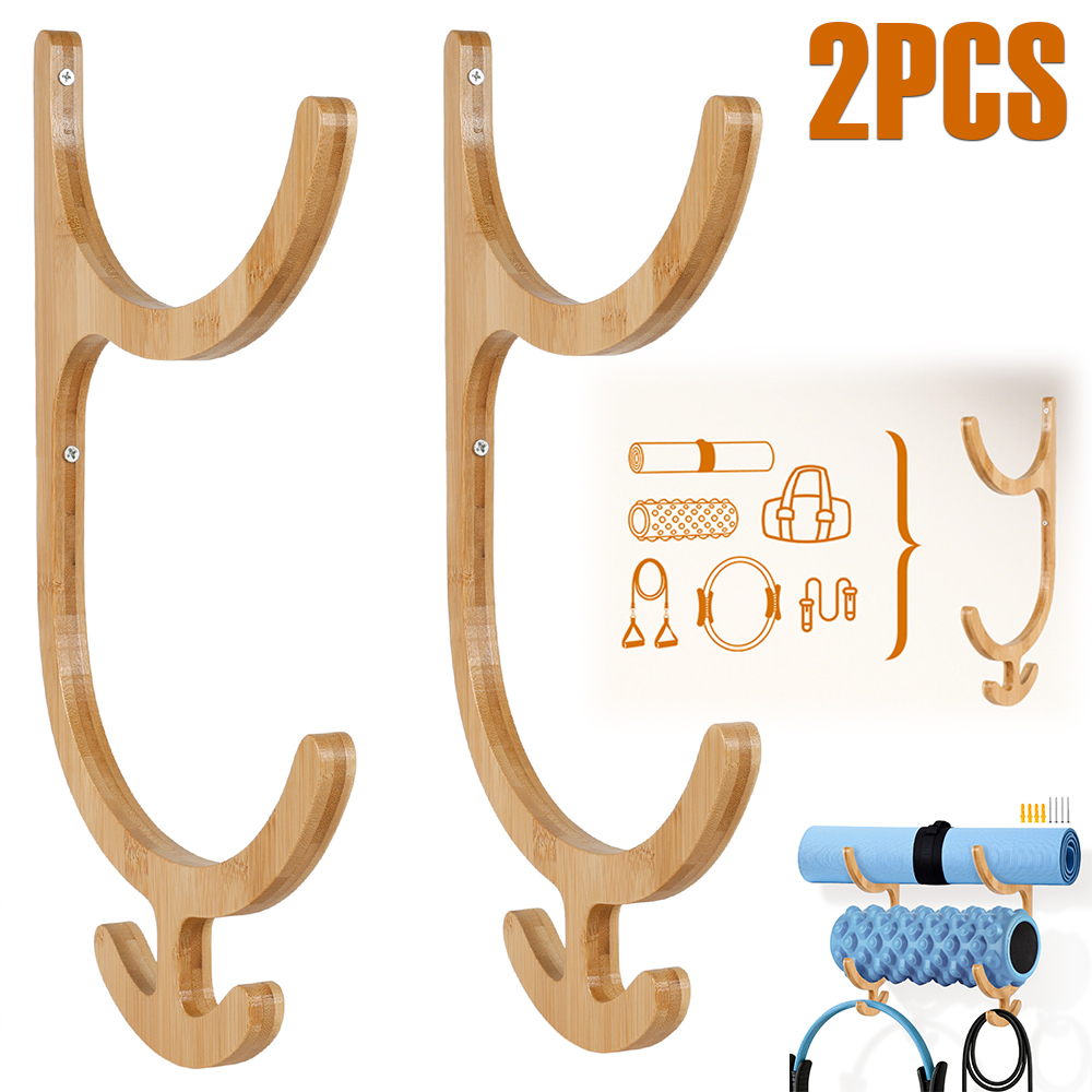 Home Gym On Wall - 2 Stuks Yoga Mat Opbergrek Muurbevestiging