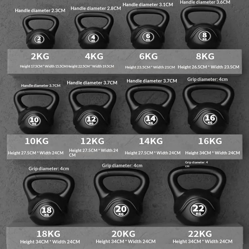 Home Gym Garden - 2026 Fitness Verstelbare 8kg Kettlebell Ergonomische