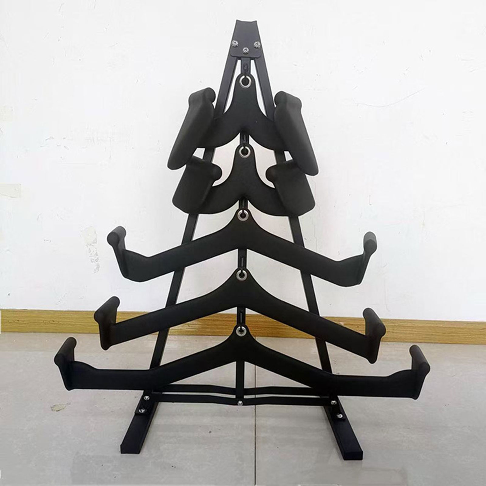 Home Gym On Wall - Lat Pull Down Bar Organizer met