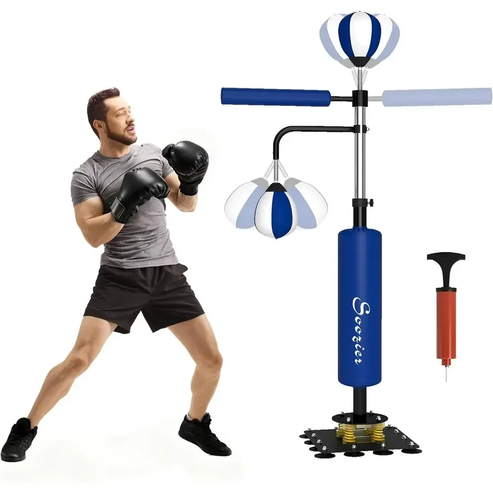 Boxing Bag Stand - Verstelbare hoogte bokszakstandaard met speedbag en