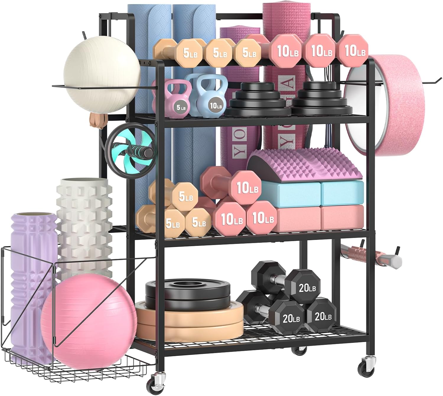Opbergruimte voor thuisgym, ge - Home Gym Equipments recensie en prijs