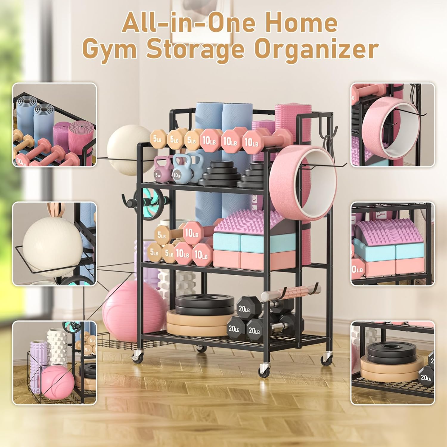 Opbergruimte voor thuisgym, ge - Home Gym Equipments recensie en prijs