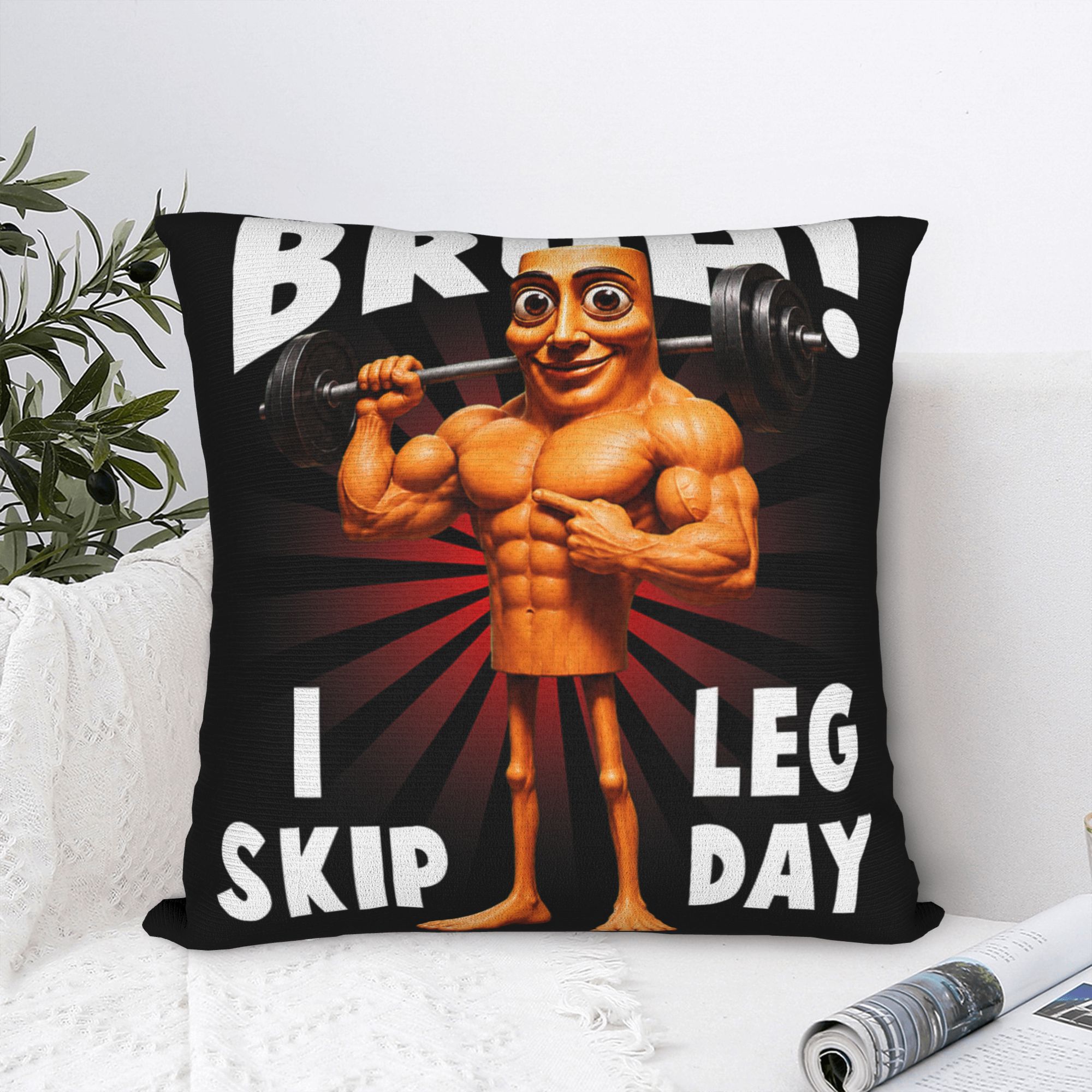 Bruh I Skip Leg Day Tung Tung  - Home Gym Leg Day recensie en prijs