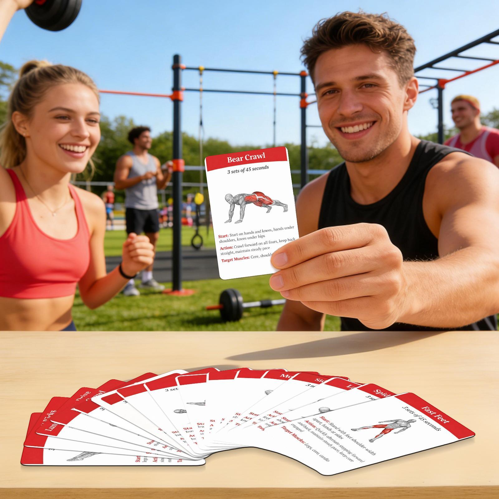 Workout-kaarten Oefenkaarten 3 - Home Gym Kit For Men recensie en prijs