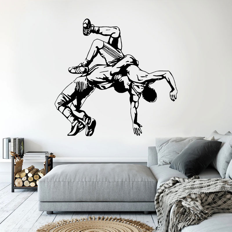 Worstelen Gooi Muurstickers Vi - Home Gym On Wall recensie en prijs