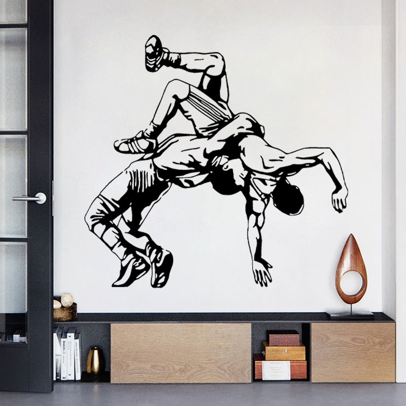 Worstelen Gooi Muurstickers Vi - Home Gym On Wall recensie en prijs