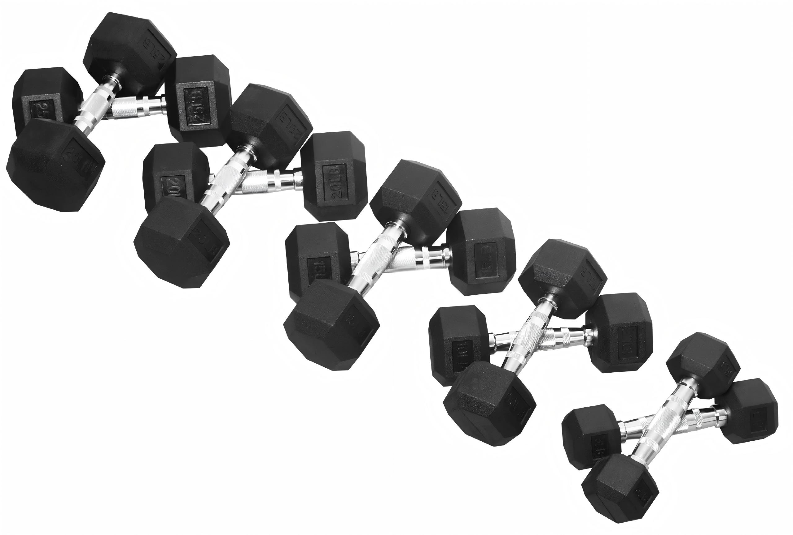 Premium rubber beklede hex dum - Home Gym Custom recensie en prijs