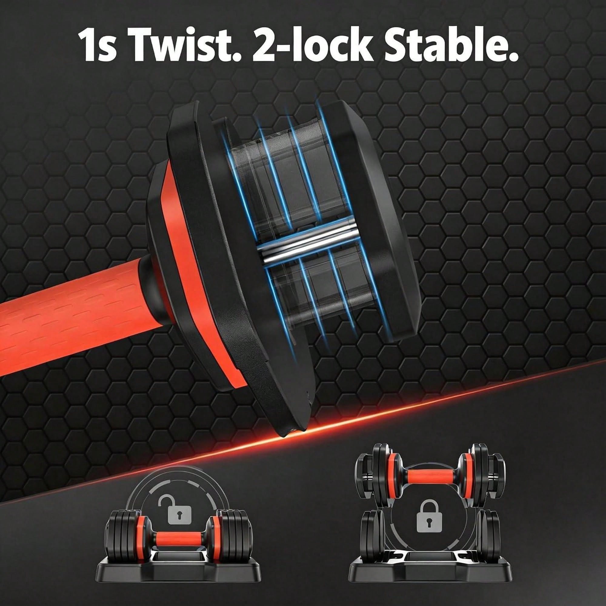 Verstelbare dumbbells set van  - Home Gym Dumbbell Set recensie en prijs