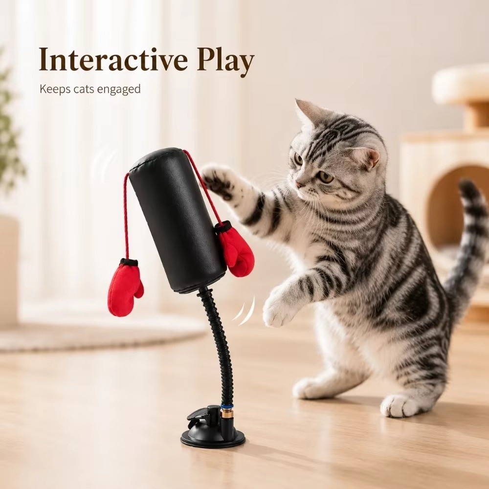 Zuignapvoet Kat Boksspeelgoed  - Boxing Bag Stand recensie en prijs
