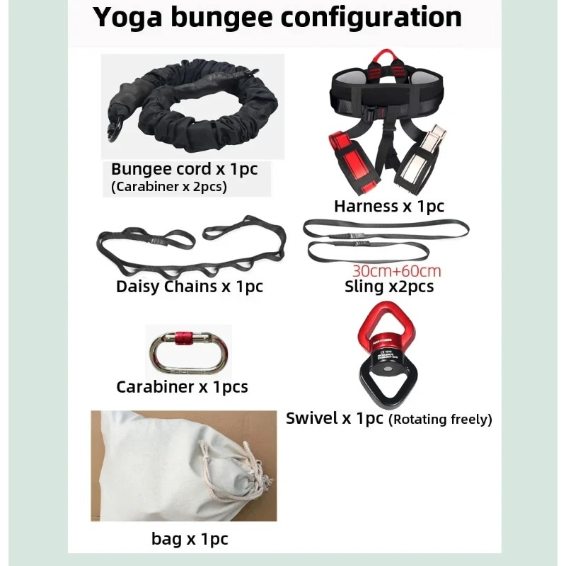 Zware Bungee Fitness Kit Weers - Home Gym Yoga Studio recensie en prijs