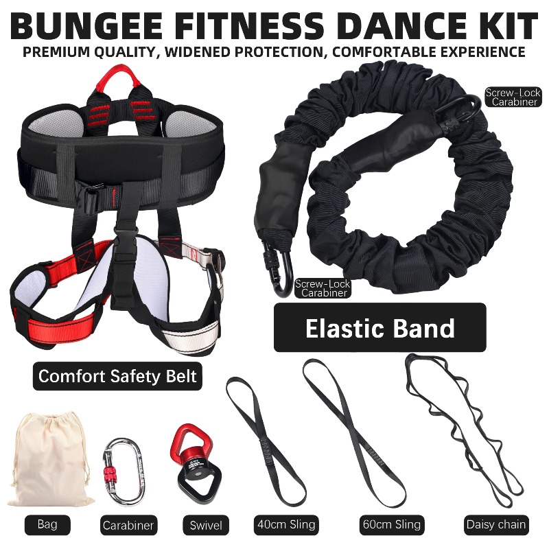 Zware Bungee Fitness Kit Weers - Home Gym Yoga Studio recensie en prijs