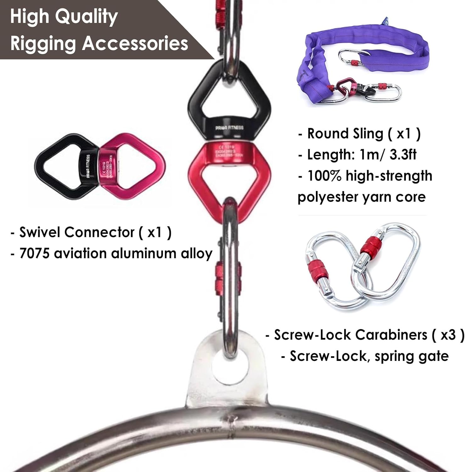 50cm Antenne Hoop Mini Lyra Ki - Home Gym Kit recensie en prijs