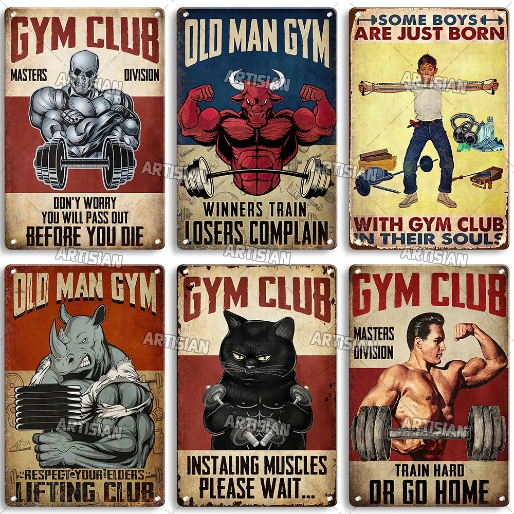 Oudere Mannen Gym Club Inspire - Home Gym On Wall recensie en prijs