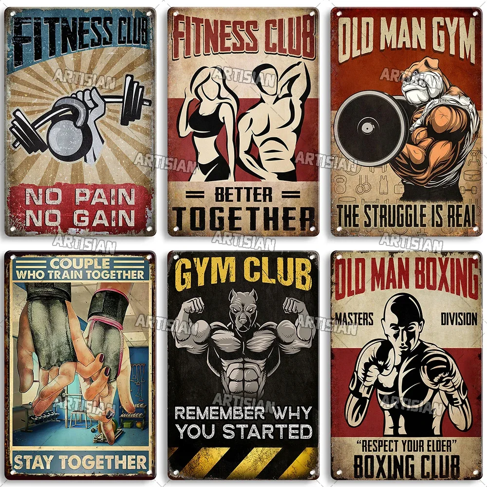 Oudere Mannen Gym Club Inspire - Home Gym On Wall recensie en prijs