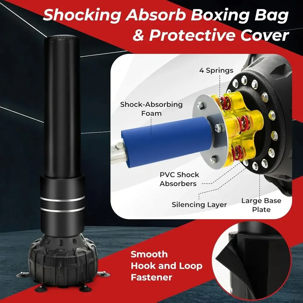 71 cm vrijstaande bokszak met  - Boxing Bag Stand recensie en prijs