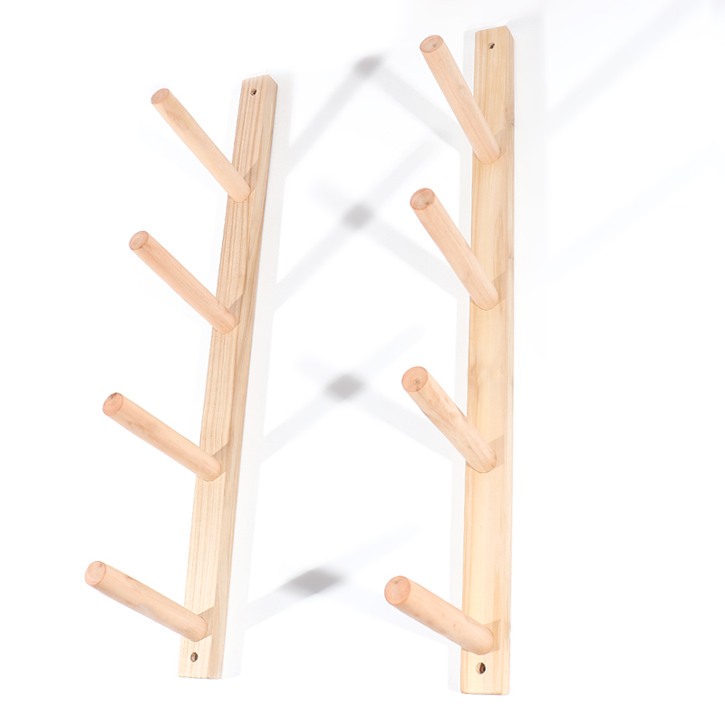 Houten yogamathouder voor wand - Home Gym Yoga Studio recensie en prijs