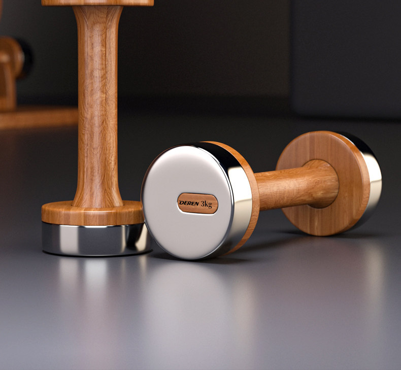 Verstelbare halterset van hout - Home Gym Dumbbell Set recensie en prijs