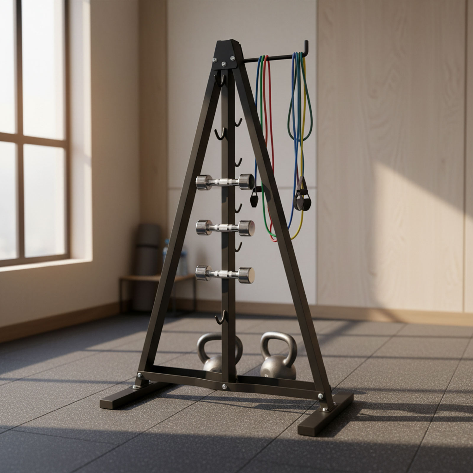 Lat Pull Down Bar Organizer me - Home Gym On Wall recensie en prijs