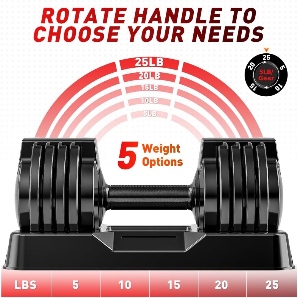 Verstelbare Dumbbell Set, 50 l - Home Gym Dumbbell Set recensie en prijs