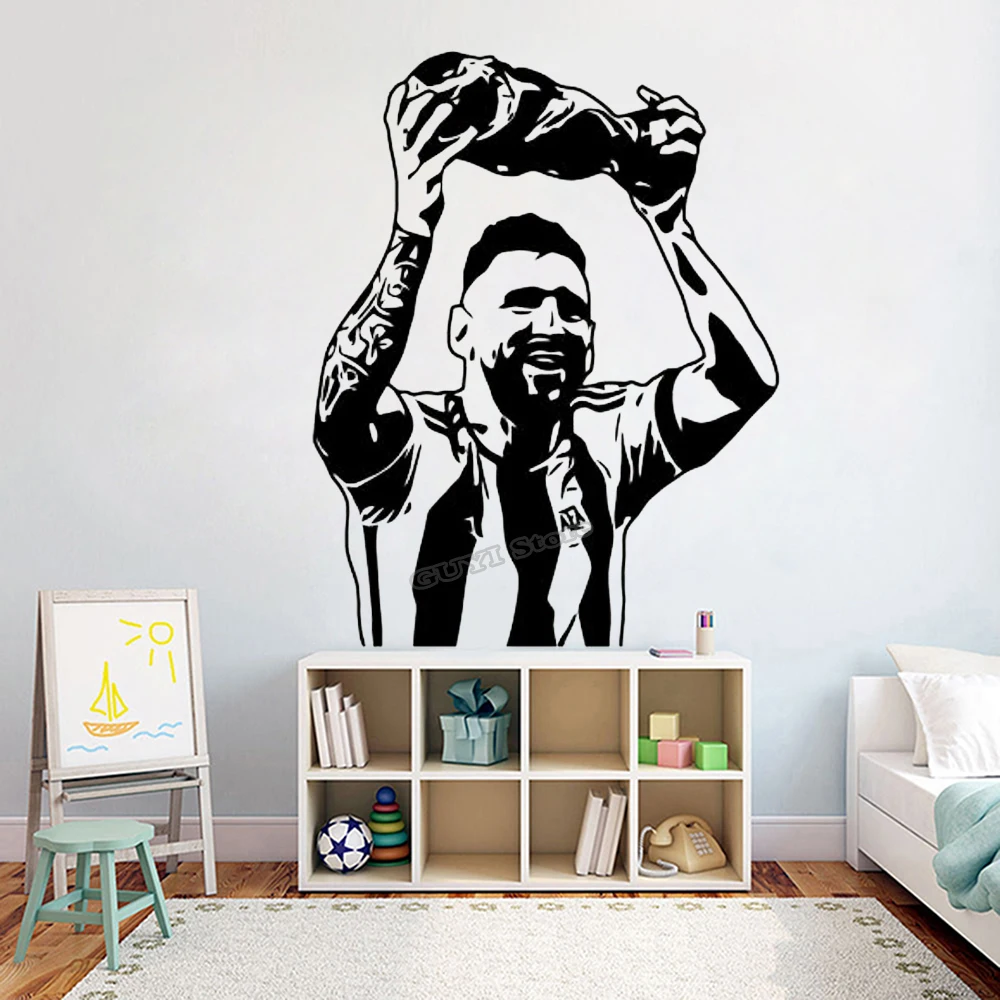 Messi muursticker vinyl sticke - Home Gym On Wall recensie en prijs