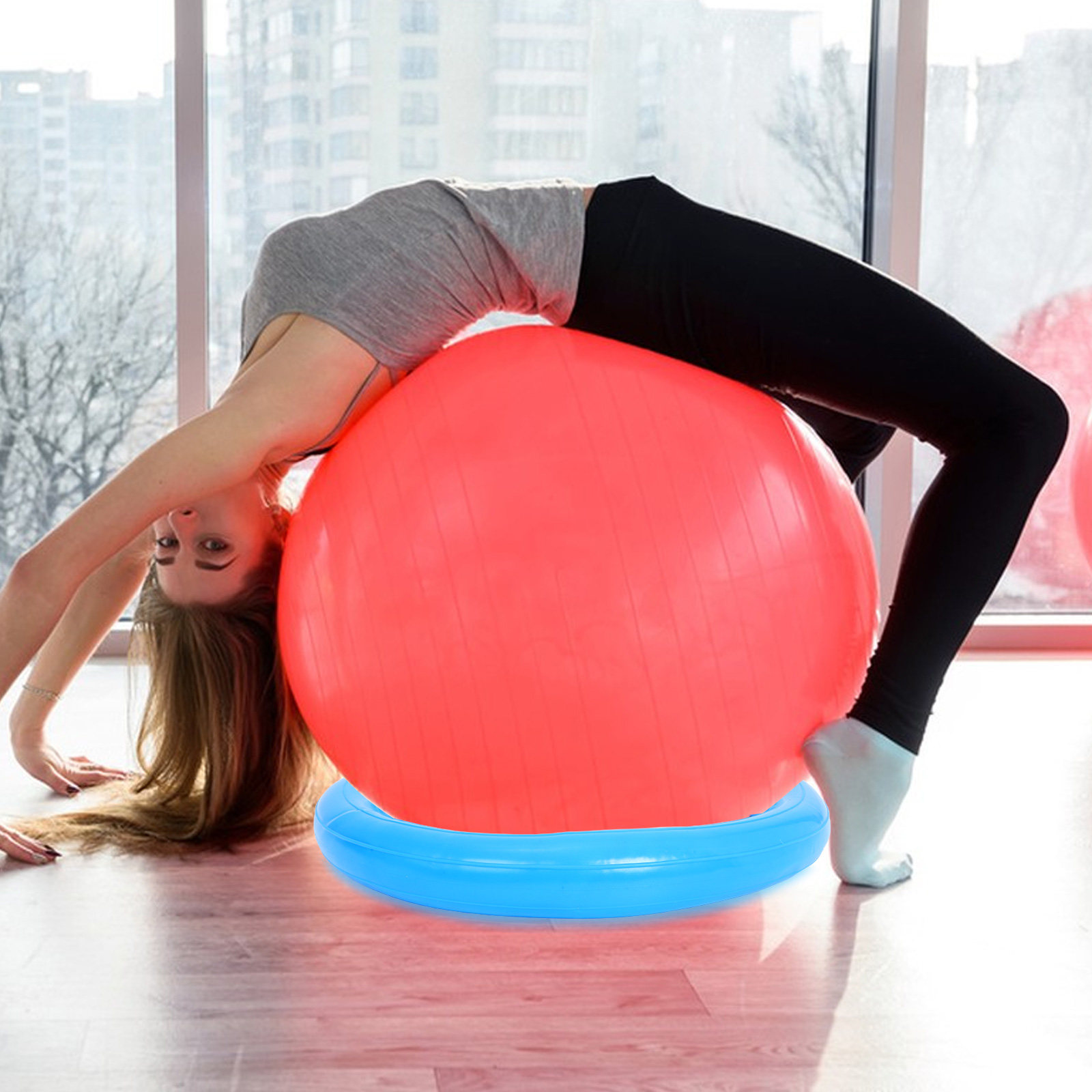 Yogabal-displaystandaard met v - Home Gym Yoga Studio recensie en prijs