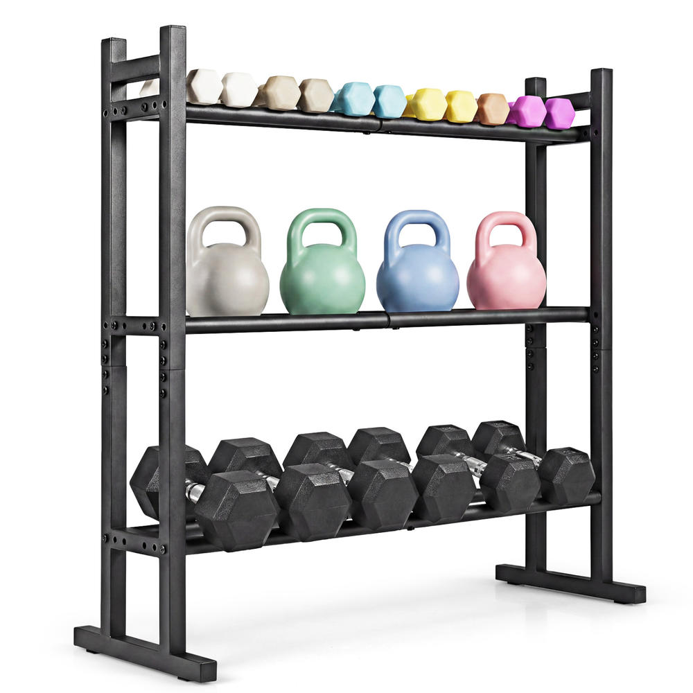 Zware 3-laags dumbbellrek, poe - Home Gym Equipments recensie en prijs