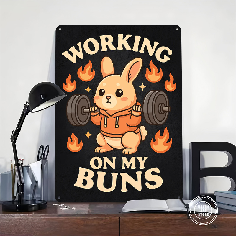 Working On My Buns – Leuke Gym - Home Gym On Wall recensie en prijs