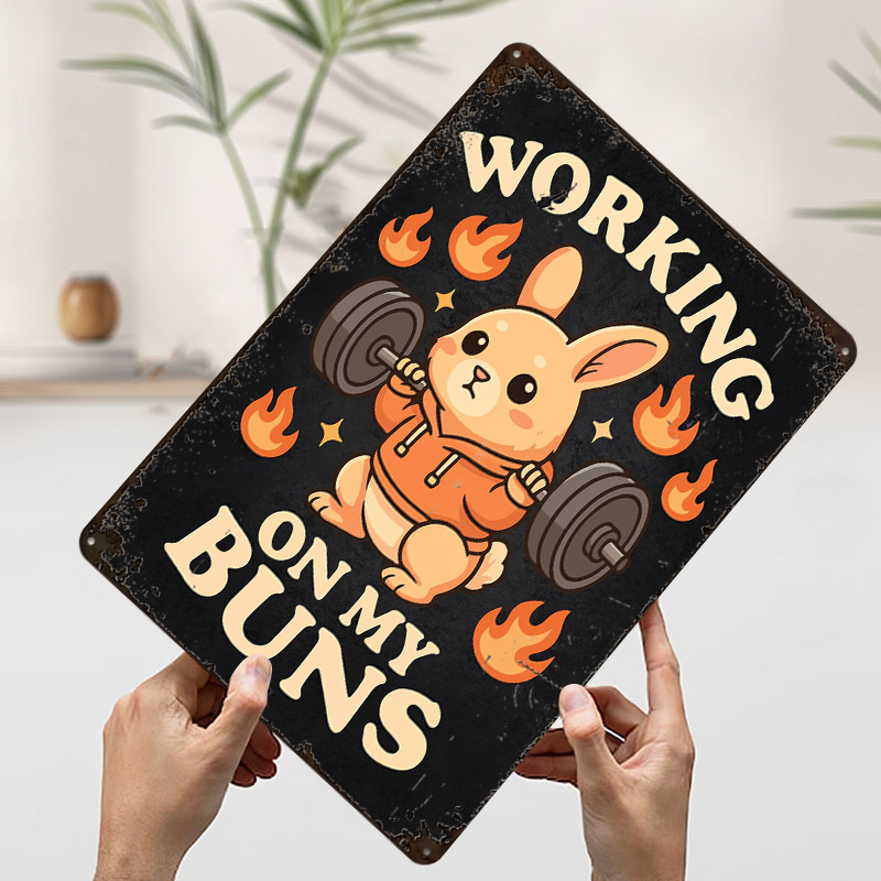 Working On My Buns – Leuke Gym - Home Gym On Wall recensie en prijs