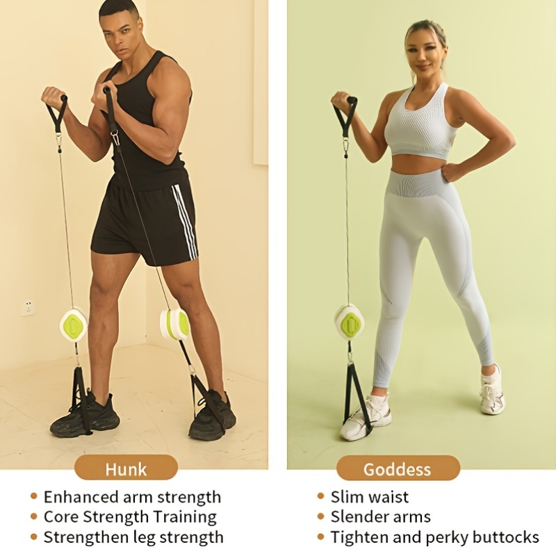 Draagbare intrekbare kabeltrai - Home Gym Kit recensie en prijs