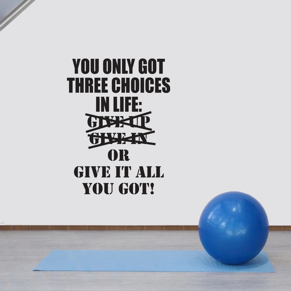 1 Pc Hot Verkoop Gym Cultuur M - Home Gym On Wall recensie en prijs