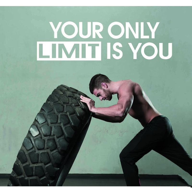 Uw Alleen Limiet Is U-Muurtatt - Home Gym On Wall recensie en prijs