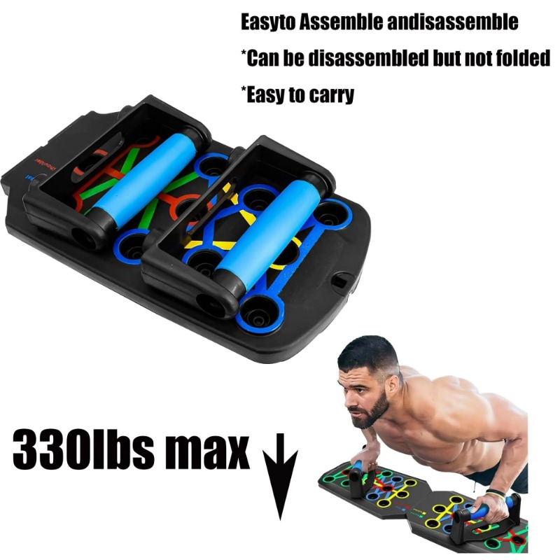 Opvouwbaar push-up board met w - Home Gym Kit For Men recensie en prijs