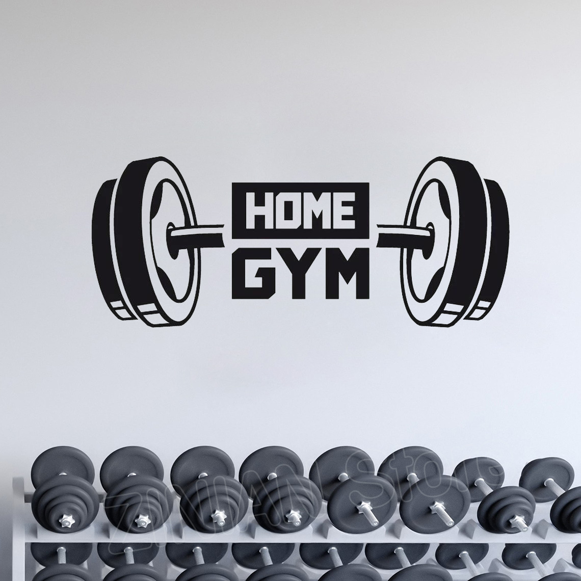 Fitness Thuis Gym Decor Muurst - Home Gym On Wall recensie en prijs
