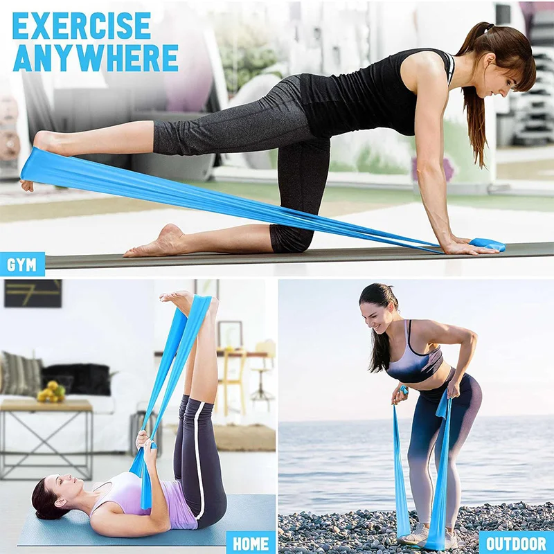 Elastische Yoga Fitness Bands  - Home Gym Kit recensie en prijs